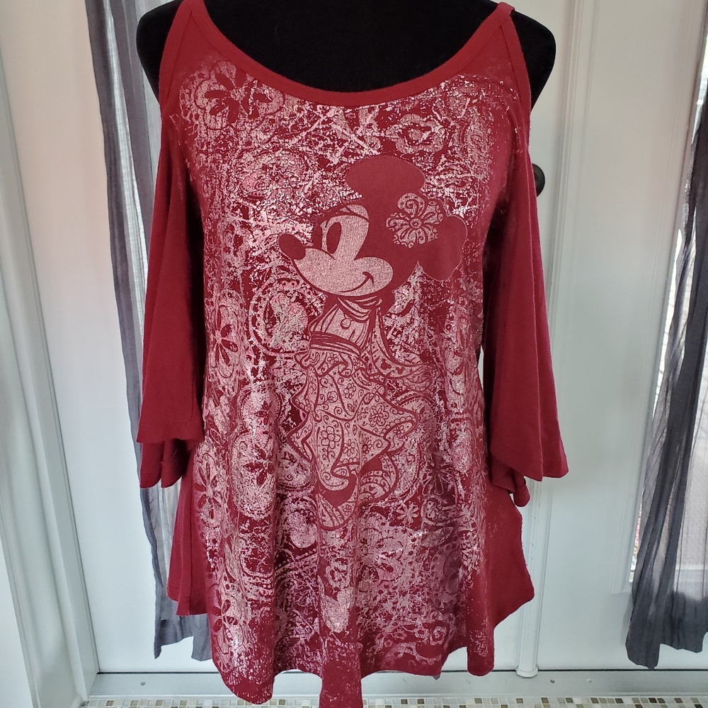 Minnie Mouse Off-the-shoulder Tee